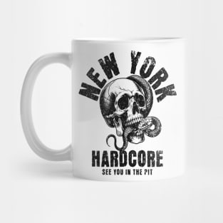 New York Hardcore skull Mug